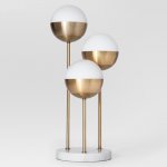 Geneva Glass Table Lamp Triple Globe Loft Concept 43.277-0