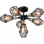 Потолочный светильник Loft Cage Top Pendant VI Loft Concept 48.144