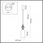 Подвесной светильник Odeon light 5045/12LB PALLETA