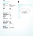 Светильник настенно-потолочный Eglo 97036 CANUMA 1