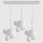 Люстра GIOPATO &amp; COOMBES BOLLE BLS LAMP white glass rectangle ImperiumLoft 99032-22