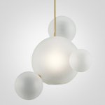 Подвесной светильник GIOPATO &amp; COOMBES BOLLE BLS LAMP white glass 4 ImperiumLoft 99039-22