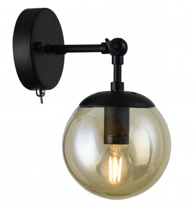 

Светильник бра Arte Lamp A1664AP-1BK BOLLA, A1664AP-1BK