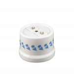 B1-303-01-D7/3 BIRONI Лизетта Бел Розетка комп.(RJ45) 1-ая + ТЛФ 1-ая (RJ11) стандарт. Декор d7/3