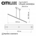 Подвесной светильник Citilux CL203711 Trent