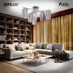 Люстра потолочная Citilux CL313261 AXIS