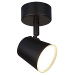 Настенно-потолочный светодиодный светильник DLR025 5W 4200K черный матовый Elektrostandard