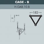 Садово-парковый фонарь FUMAGALLI GIGI BISSO/RUT 3L DN E26.156.S30.BYF1RDN