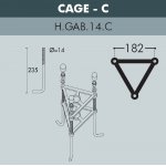 Парковый фонарь FUMAGALLI NEBO BISSO/RUT 3L E26.202.S30.AXF1R