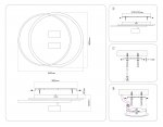 Настенно-потолочный светодиодный светильник с пультом Ambrella FL51393 FL