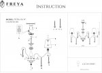 Люстра Freya FR306-06-W Adelaide