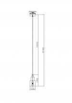 Подвесной светильник Freya FR4006PL-01BS Moke