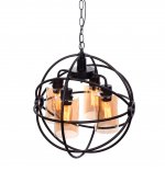 Подвесной светильник Lumina Deco Stradi LDP 11509-4 BK