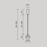 Подвесной светильник Maytoni MOD295PL-L20BS3K Area