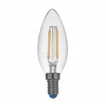 Лампа светодиодная REV 32359 4 LED PС37 E14 5W, 2700K, PREMIUM (FILAMENT), теплый свет, шт