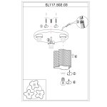 Люстра потолочная St luce SL117.502.03 ONDE