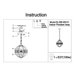 Люстра подвесная St luce SL380.403.01 LEGATO