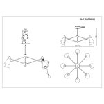 Люстра потолочная St luce SLE103502-08 BIANE