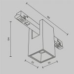 Трековый светильник Maytoni TR121-2-7W4K-B Alfa