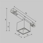 Трековый светильник Maytoni TR133-2-7W4K-B Alfa S