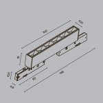 Трековый светильник Maytoni TR193-1-5W3K-M-B Points