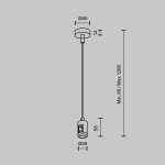 Комплектующие для трековой системы Maytoni TRA157SW-B1-B Accessories for tracks Flarity