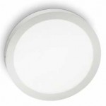 Ideal Lux UNIVERSAL AP1 18W ROUND BIANCO Настенный светильник