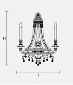 Настенный светильник Masiero OTTOCENTO VE 804 A3