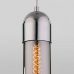 Подвесной светильник со стеклянным плафоном Eurosvet 50180/1 дымчатый Airon