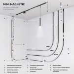 Mini Magnetic Коннектор угловой внутренний для накладного шинопровода (черный) 85180/00 Elektrostandard