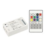 Контроллер ARL-4022-RGBW White (5-24V, 4x4A, ПДУ 24кн, RF) (Arlight, IP20 Пластик, 3 года) Arlight 32358