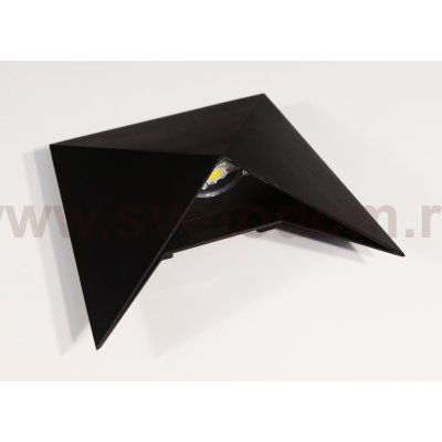 BATTERFLY черный уличный настенный светодиодный светильник 1517 TECHNO Elektrostandard