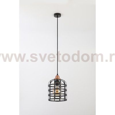 Светильник подвесной (подвес) Rivoli Zenzi 5026-201 1 х Е27 40 Вт лофт - кантри