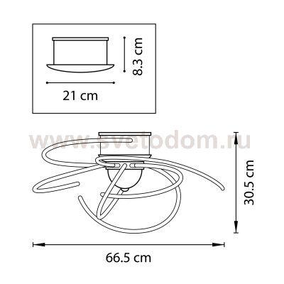 Люстра потолочная Lightstar 748094 Ciclone