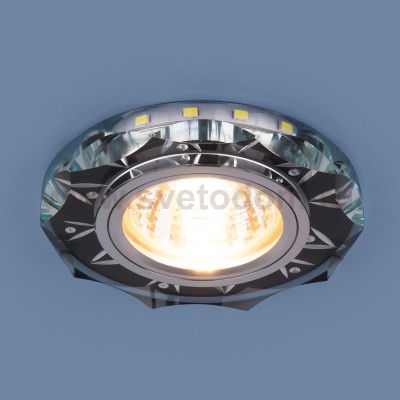 Точечный светильник Elektrostandard 8356 MR16 CL/BK прозрачный/черный