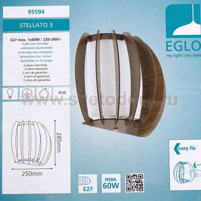 Настенно-потолочный светильник Eglo 95594 STELLATO 3