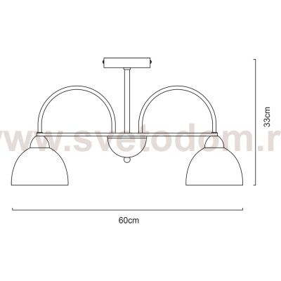 Светильник потолочный Arte lamp A6057PL-5CC PALERMO