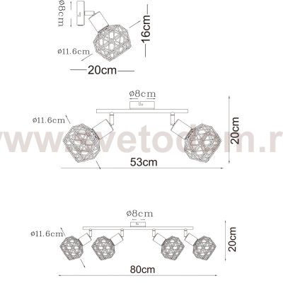 Светильник настенный Arte lamp A6141AP-1AB Sospiro