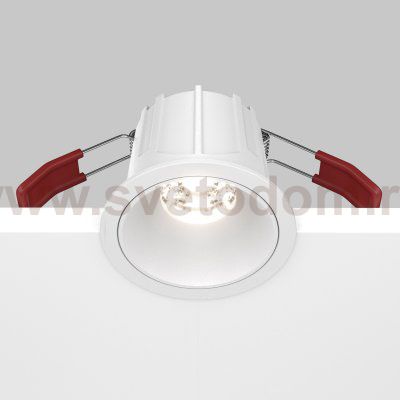 Встраиваемый светильник Maytoni DL043-01-10W4K-RD-W Alfa LED