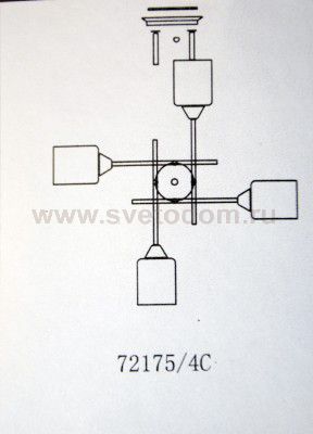 Светильник Colosseo 72175/4C Optima