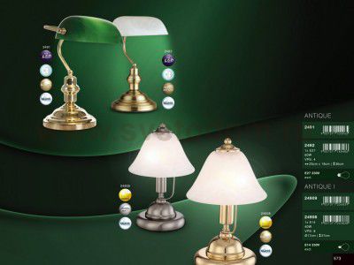 Настольная лампа сенсорная Globo 24909 Antique I
