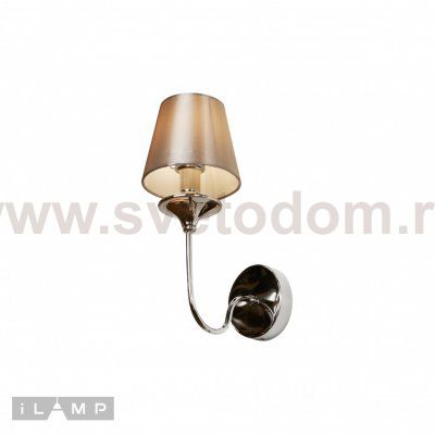 Настенный светильник iLamp Rolling W2406-1 Nickel