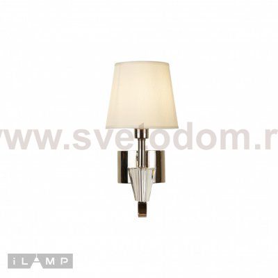 Настенный светильник iLamp Alesti W2424-1 Nickel