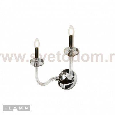 Настенный светильник iLamp Vibe W9474-2 Nickel