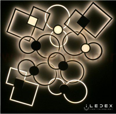 Настенно-потолочный светильник iLedex Galaxy X046324 24W 3000K Черный