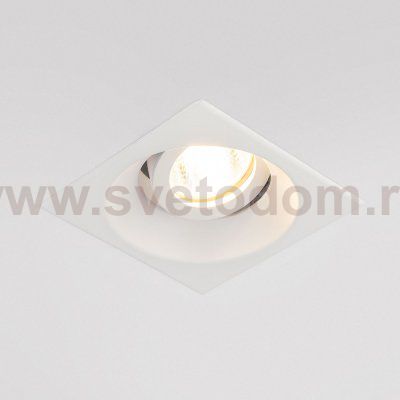 Алюминиевый точечный светильник 6069 MR16 WH белый Elektrostandard