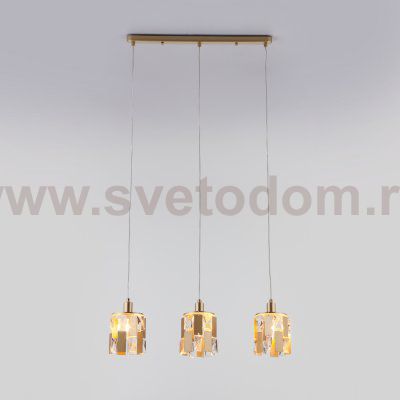 Светильник подвесной Eurosvet 50101/3 перламутровое золото