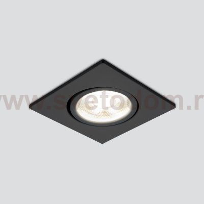Встраиваемый точечный светильник 15273/LED 5W 4200K черный Elektrostandard