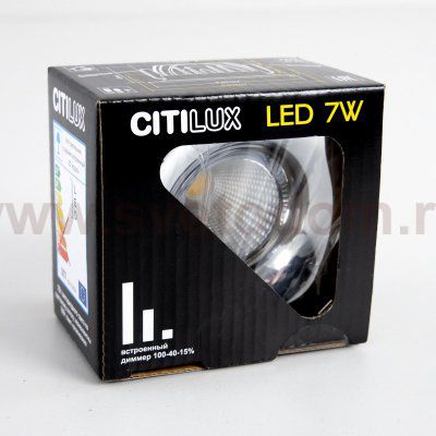 Встраиваемый светильник Citilux CLD004NW1 Гамма