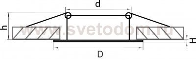 Светильник встраиваемый Lightstar 11020 Lega 16